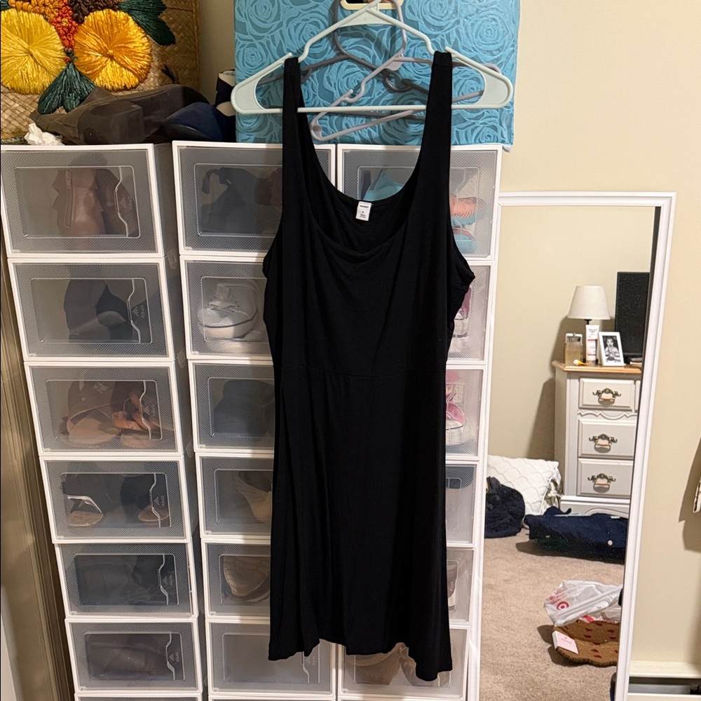 Last Chance Leaving 5/4 Like New - Black Old Navy XL Dress